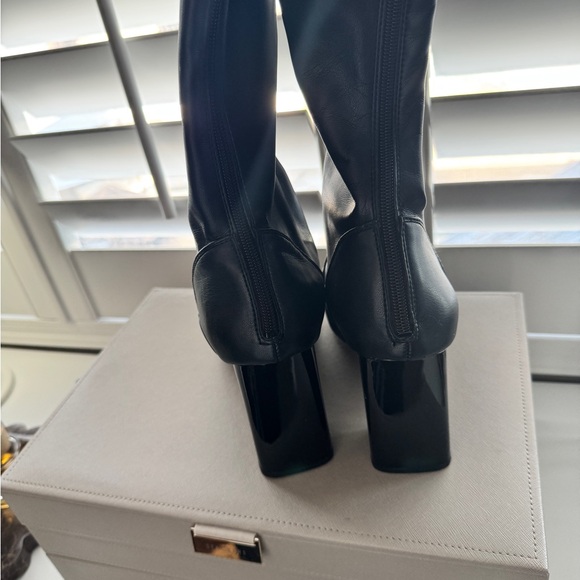 Franco Sarto Black Katherine Knee High Boot Wide Calf - Picture 10 of 11